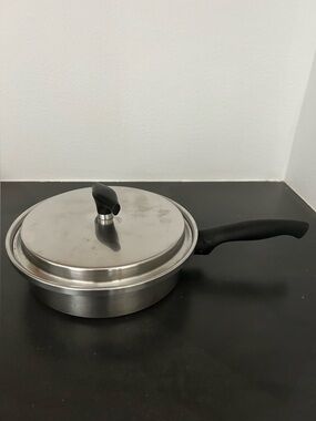 Vintage Kitchen Craft 1 Qt Saucepan With Lid 3 Ply Stainless Made In USA